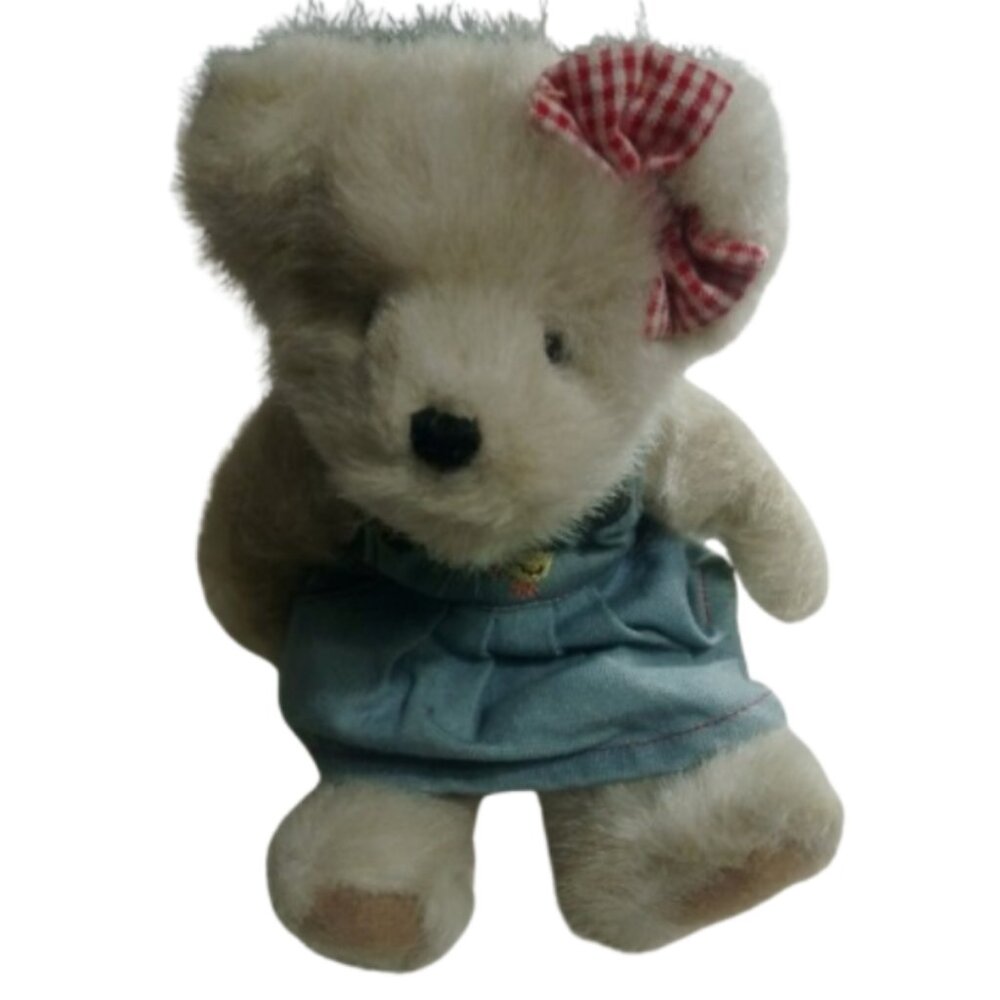 Boyds Bears Peepers P MacDonald Farm T.J.s Best Dressed 913937 Blue Jumper